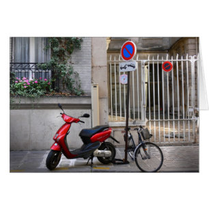 couture vélo rouge - Cartes postales de Paris9
