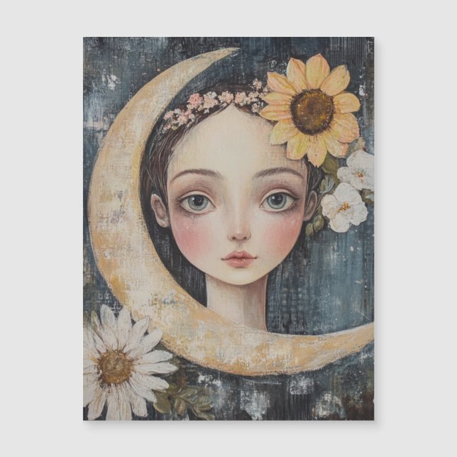 Couvercle et lune à croissant floral 4 (Devant)