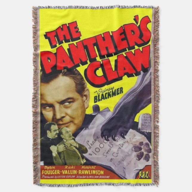 Couverture 1942 Impression de l’affiche de la Panther’s Claw (devant Vertical)