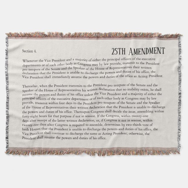 Couverture 25e amendement Constitution Destitution Mise en ac (Devant)