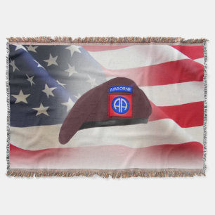 Couverture 82e division aéroportée Parachutiste Beret