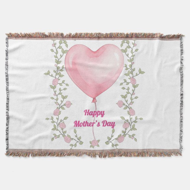 Couverture A beautiful andclock for Mother's Day- Pastel pink (Devant)