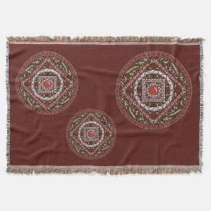 Couverture à lancer Aries Mandala