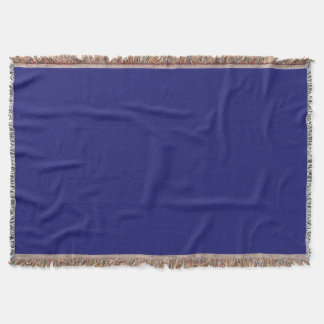 Couverture à lancer bleu minuit