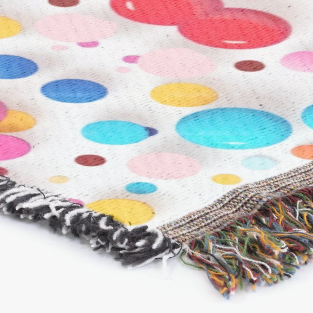Couverture à motif confetti Candy Dot (Coin)