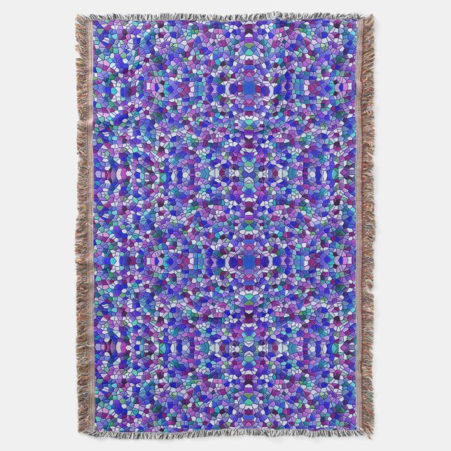 Couverture à motif de verre mosaïque (devant Vertical)