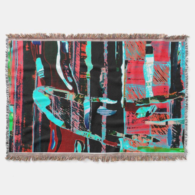 Couverture Abstract Freedom – Custom Throw Blanket (Devant)