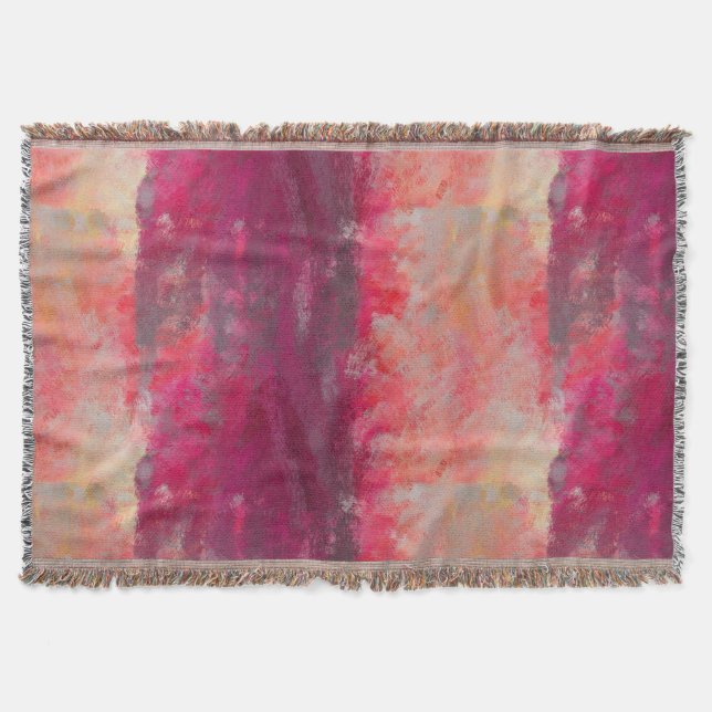 Couverture abstract vintting painting in pinred (Devant)