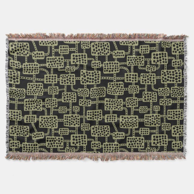 Couverture Abstrait 041113 - Khaki sur noir (Devant)