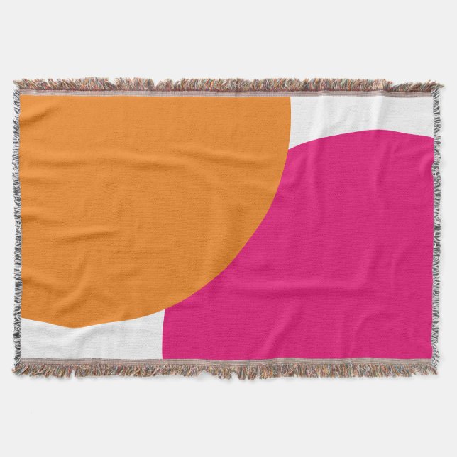 Couverture Abstrait rose et orange moderne (Devant)