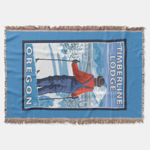 Couverture Admirer de skieur - loge de Timberline, Orégon