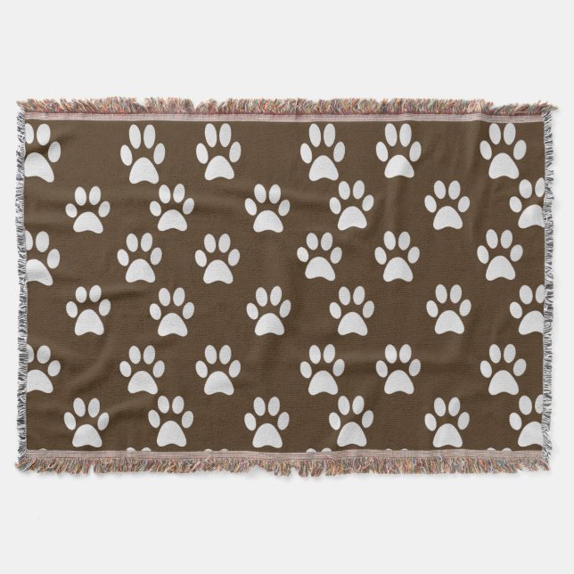 Couverture Adorable Empreinte de patte animal de compagnie Mo (Devant)