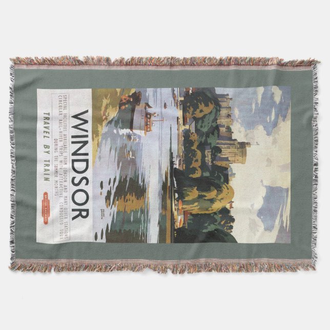 Couverture Affiche britannique de la Tamise de château de (Devant)