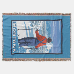 Couverture Affiche de voyage d'AdmiringMontanaVintage de