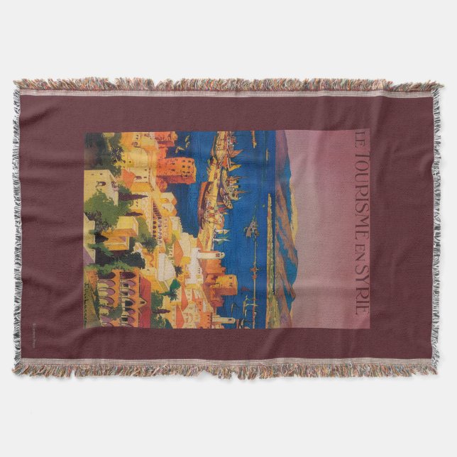 Couverture Affiche de voyage de Français, voyageant en Syrie (Devant)