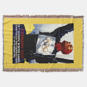 Couverture Affiche olympique de publicité de 1936 jeux