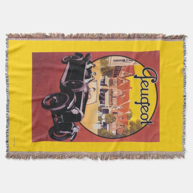 Couverture Affiche promotionnelle d'automobile de Peugeot (Devant)