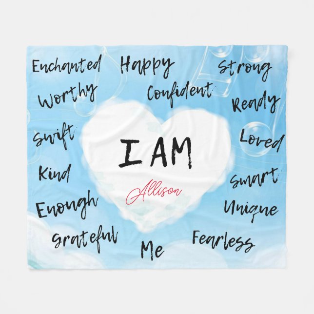 Couverture Affirmations personnalisées (Devant (Horizontal))