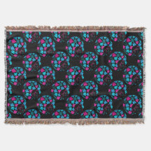 Afro Diva Turquoise & Rose Chaud