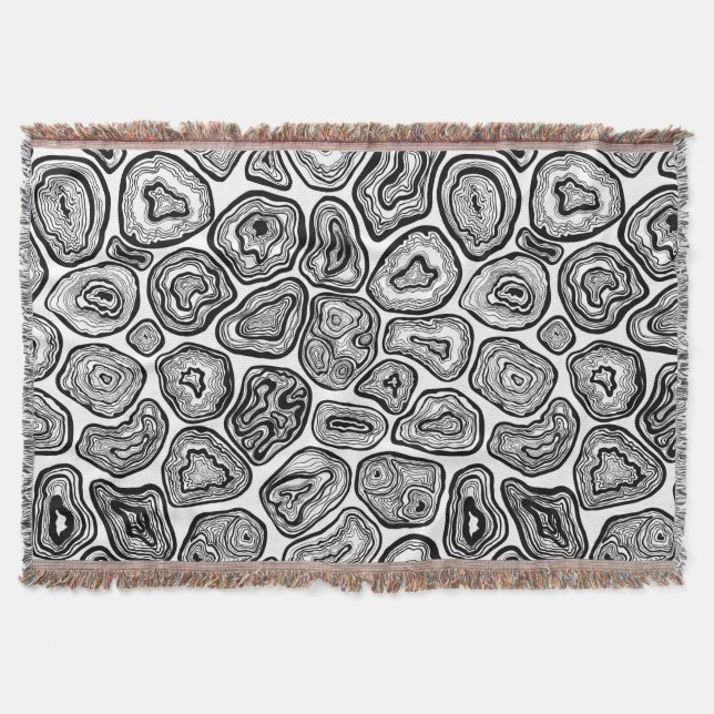 Couverture Agate les tranches en noir et blanc (Devant)