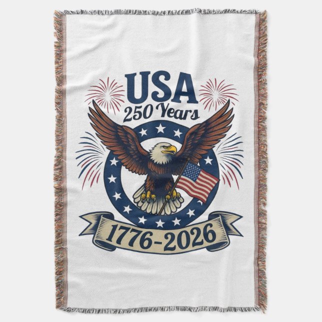 Couverture Aigle Américain Patriotique 250 Ans 1776-2026 (devant Vertical)