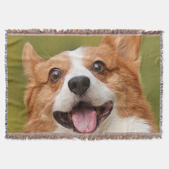 Couverture Ajouter photo de chien personnalisé Customisé (Devant)