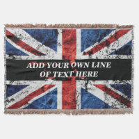 Ajouter votre texte sur le drapeau anglais Jeu d'o