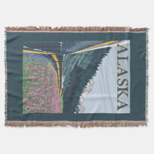 Couverture AlaskaRailroad et Vintage voyage de Fireweed