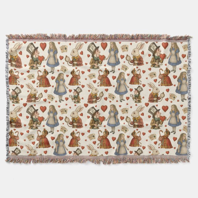 Couverture Alice au pays des merveilles vintage (Devant)