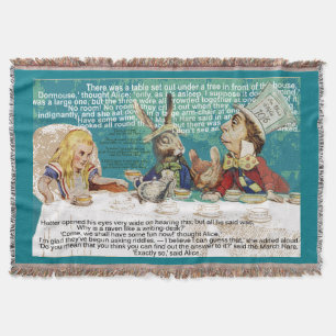 Couverture Alice avec le chapeau fou et le lièvre de mars