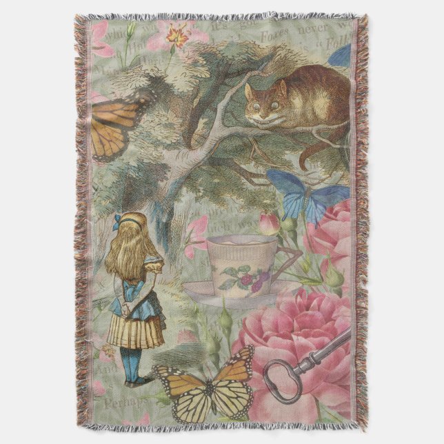 Couverture Alice Chat du Cheshire Jardin de l'Arbre Wonderlan (devant Vertical)