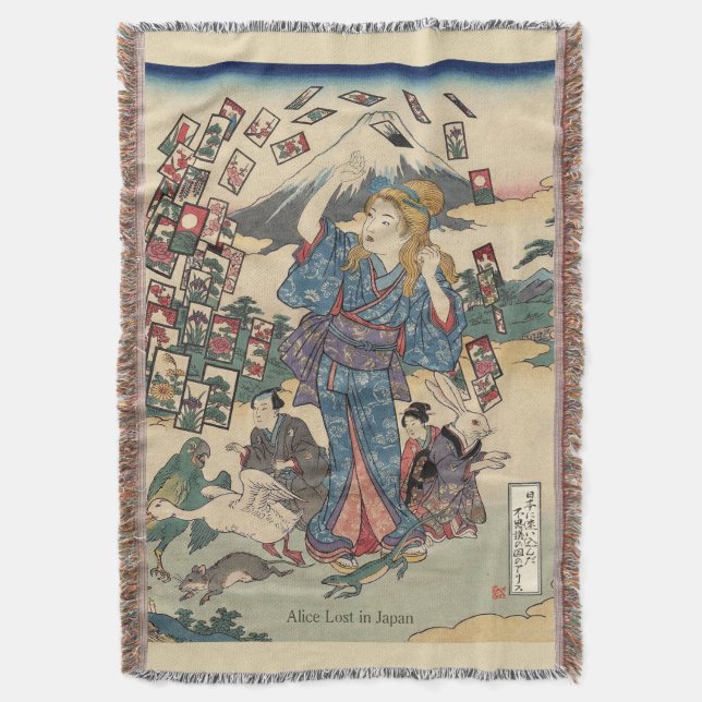 Couverture Alice Lost in Japan | Ukiyo-e Floating Wonderland (devant Vertical)