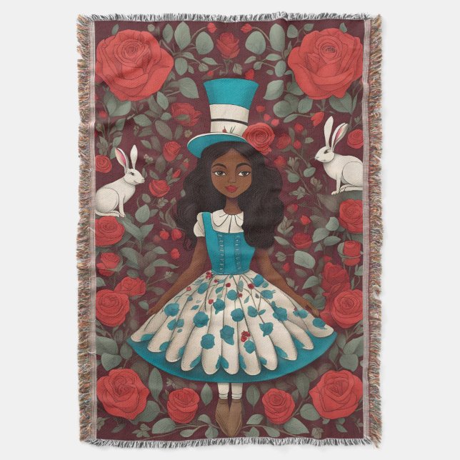 Couverture Alice noire au pays des merveilles (devant Vertical)