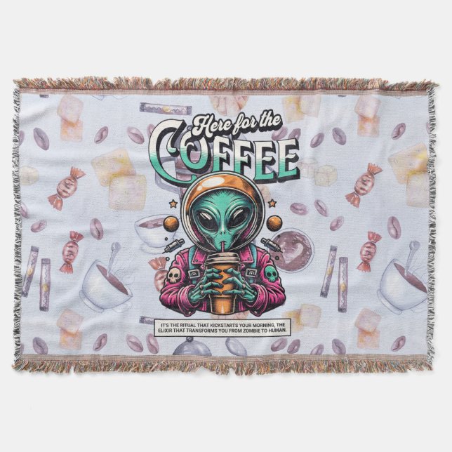 Couverture Alien ici pour le café (Devant)
