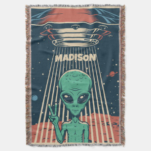 Couverture Alien UFO de nom personnalisé