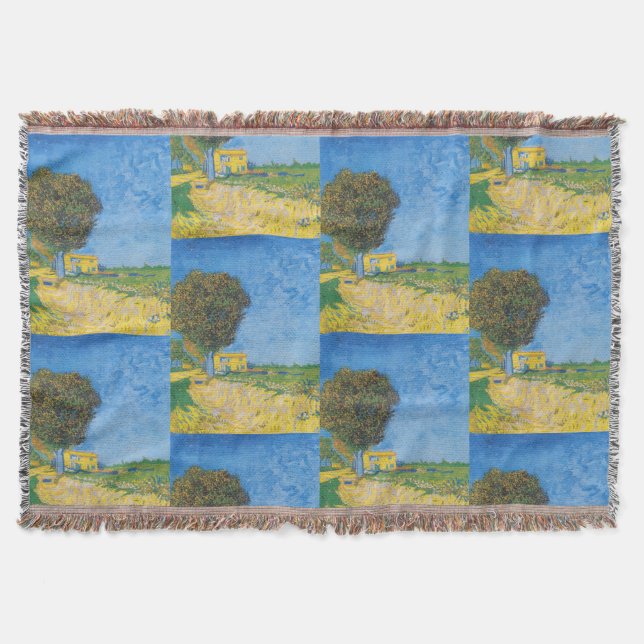 Couverture Allée ensoleillée vibrante & Maison jaune de Van G (Devant)