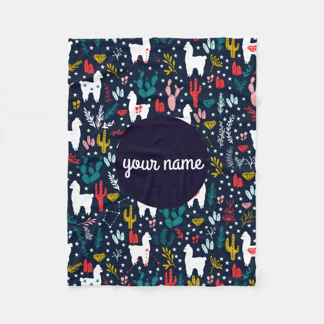 Couverture Alpaca personnalisée (Devant)