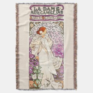 Couverture Alphonse Mucha La Dame 1896 Art Nouveau Vintage