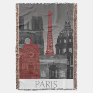 Couverture Altitudes de Paris par nuit - rouge