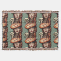 amant de champignons de rose rouge artiste designe