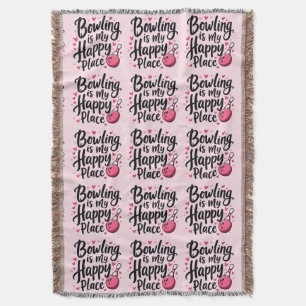 Couverture Amateur de Bowling Design Rétro Mignon Sportif