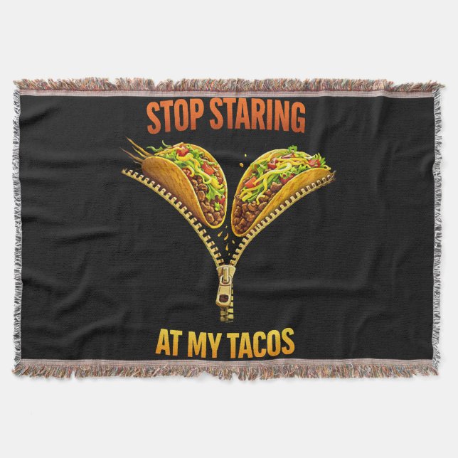Couverture Amateur de tacos drôle arrêtez de regarder (Devant)