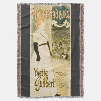 Couverture Ambassadeurs Yvette Guilbert par Theophile Steinle
