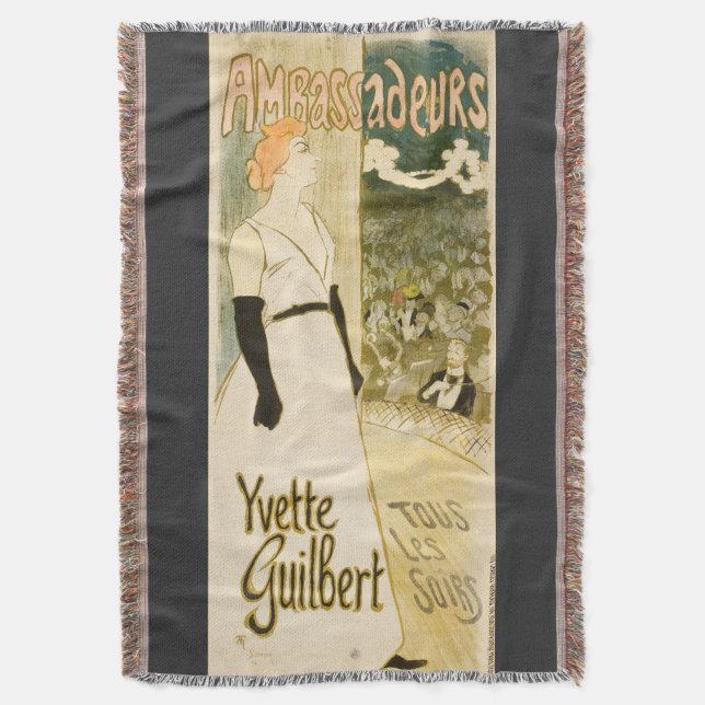 Couverture Ambassadeurs Yvette Guilbert par Theophile Steinle (devant Vertical)