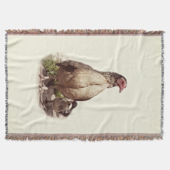 Couverture American Game Hen et poulets de bébé (Devant)