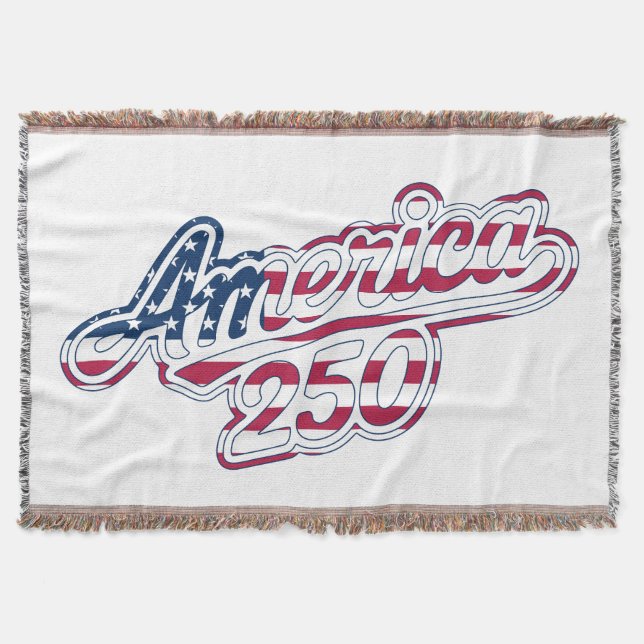 Couverture Amérique 250 Drapeau Script Semiquincentennial Des (Devant)