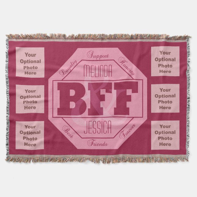 Couverture Amitié de BFF - noms faits sur commande et photos (Devant)