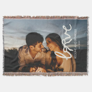 Couverture Amour Moderne Typographie Arc Couple Photo Personn
