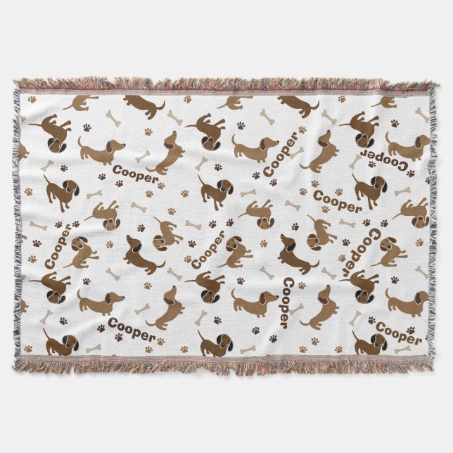 Couverture Amour Pour Dachshund (Devant)