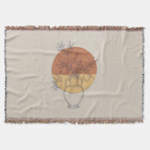 Amphore en terre cuite méditerranéenne Luxe Tissé